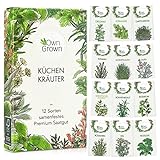 OwnGrown Kräuter Samen Set 12 Sorten Garten und Küchenkräuter Samen - Petersilie, Kräuter der...