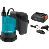 GARDENA Klarwasserpumpe »2000/2 18V P4A Ready-To-Use-Set« (Set)