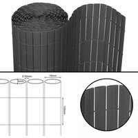 SWANEW Balkonsichtschutz PVC Sichtschutzmatte Balkonsichtschutz Gartenzaun