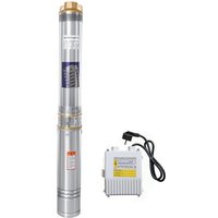 NAIZY Tiefbrunnenpumpe 1100W 1.5HP Tauchpumpe Brunnenpumpe mit 4000L/h Fördermenge Rohrpumpe Schaltautomatik Gartenpumpe 4 Zoll mit 20 m Verbindungskabel NAIZY Tiefbrunnenpumpe 1100W 1.5HP Tauchpumpe Brunnenpumpe mit 4000L/h Fördermenge Rohrpumpe Schaltautomatik Gartenpumpe 4 Zoll mit 20 m Verbindungskabel
