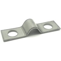 Zaun-Anhalt Doppelstabmattenzaun 50x Doppelstabmattenzaun Befestigung Halter Zaun 8mm Bogen