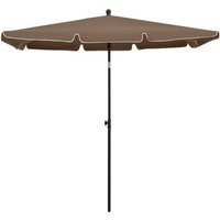 vidaXL Sonnenschirm Sonnenschirm mit Mast 210x140 cm Taupe von OTTO DE ✔ Jetzt dieses Produkt und eine große Auswahl weiterer Produkte beim Gartenkönig finden ✔