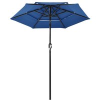 vidaXL Sonnenschirm Sonnenschirm mit Aluminium-Mast 3-lagig Azurblau 2 m von OTTO DE ✔ Jetzt dieses Produkt und eine große Auswahl weiterer Produkte beim Gartenkönig finden ✔