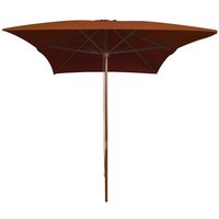 vidaXL Sonnenschirm Sonnenschirm mit Holzmast Terrakotta-Rot 200x300 cm von OTTO DE ✔ Jetzt dieses Produkt und eine große Auswahl weiterer Produkte beim Gartenkönig finden ✔