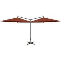 vidaXL Sonnenschirm Doppel-Sonnenschirm mit Stahlmast Terracotta-Rot 600 cm von OTTO DE ✔ Jetzt dieses Produkt und eine große Auswahl weiterer Produkte beim Gartenkönig finden ✔