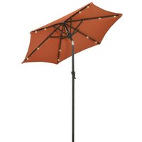 vidaXL Sonnenschirm Sonnenschirm mit LED-Leuchten Terrakottarot 200x211cm Aluminium von OTTO DE ✔ Jetzt dieses Produkt und eine große Auswahl weiterer Produkte beim Gartenkönig finden ✔