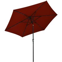 vidaXL Sonnenschirm Sonnenschirm mit LED-Leuchten Stahlmast 300 cm Terrakotta-Rot von OTTO DE ✔ Jetzt dieses Produkt und eine große Auswahl weiterer Produkte beim Gartenkönig finden ✔