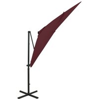 vidaXL Sonnenschirm Ampelschirm mit Mast und LED-Leuchten Bordeauxrot 250 cm von OTTO DE ✔ Jetzt dieses Produkt und eine große Auswahl weiterer Produkte beim Gartenkönig finden ✔