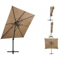 vidaXL Sonnenschirm Ampelschirm mit Lüftung Taupe 250x250 cm von OTTO DE ✔ Jetzt dieses Produkt und eine große Auswahl weiterer Produkte beim Gartenkönig finden ✔