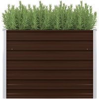 vidaXL Hochbeet Hochbeet Braun 100 x 100 x 77 cm Verzinkter Stahl (1 St) von OTTO DE ✔ Jetzt dieses Produkt und eine große Auswahl weiterer Produkte beim Gartenkönig finden ✔