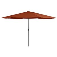 vidaXL Balkonsichtschutz Sonnenschirm mit Metall-Mast 400 cm Terrakotta-Rot von OTTO DE ✔ Jetzt dieses Produkt und eine große Auswahl weiterer Produkte beim Gartenkönig finden ✔