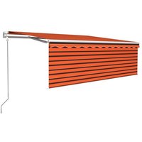 vidaXL Markise Automatische Markise Jalousie LED Windsensor 4x3m Orange Braun von OTTO DE ✔ Jetzt dieses Produkt und eine große Auswahl weiterer Produkte beim Gartenkönig finden ✔