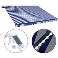vidaXL Markise Markise mit Windsensor & LED 400x300cm Blau und Weiß von OTTO DE ✔ Jetzt dieses Produkt und eine große Auswahl weiterer Produkte beim Gartenkönig finden ✔