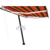 vidaXL Markise Automatische Markise mit LED Windsensor 300x250 cm Orange/Braun von OTTO DE ✔ Jetzt dieses Produkt und eine große Auswahl weiterer Produkte beim Gartenkönig finden ✔