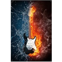 Wallario Sichtschutzzaunmatten Feuer-Wasser-Gitarre von OTTO DE ✔ Jetzt dieses Produkt und eine große Auswahl weiterer Produkte beim Gartenkönig finden ✔