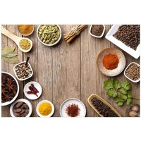 Wallario Sichtschutzzaunmatten Gewürze in Schüsseln auf einem alten Holztisch in der Küche von OTTO DE ✔ Jetzt dieses Produkt und eine große Auswahl weiterer Produkte beim Gartenkönig finden ✔