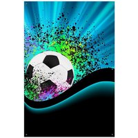 Wallario Sichtschutzzaunmatten Fußball - Design Wellen und Regenbogen in blau von OTTO DE ✔ Jetzt dieses Produkt und eine große Auswahl weiterer Produkte beim Gartenkönig finden ✔