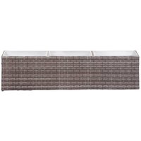 vidaXL Hochbeet Garten-Hochbeet mit 3 Töpfen 1502040 cm Poly Rattan Grau von OTTO DE ✔ Jetzt dieses Produkt und eine große Auswahl weiterer Produkte beim Gartenkönig finden ✔
