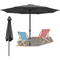 Bettizia Sonnenschirm 2.7m/3.5m Sonnenschirm Neigbar UV40+ Sonnenschutz Gartenschirm