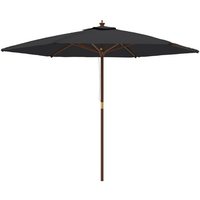 vidaXL Sonnenschirm Sonnenschirm mit Holzmast Schwarz 299x240 cm von OTTO DE ✔ Jetzt dieses Produkt und eine große Auswahl weiterer Produkte beim Gartenkönig finden ✔