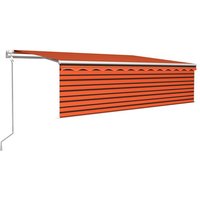 furnicato Markise Automatisch Einziehbar mit Volant 5x3 m Orange & Braun von OTTO DE ✔ Jetzt dieses Produkt und eine große Auswahl weiterer Produkte beim Gartenkönig finden ✔