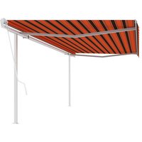 furnicato Markise Automatisch Einziehbar mit Pfosten 5x3 m Orange & Braun von OTTO DE ✔ Jetzt dieses Produkt und eine große Auswahl weiterer Produkte beim Gartenkönig finden ✔