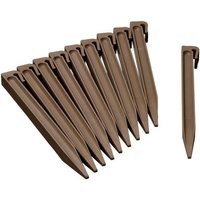 vidaXL Rasenkante Nature Garten-Bodenanker 10 Stk. Taupe von OTTO DE ✔ Jetzt dieses Produkt und eine große Auswahl weiterer Produkte beim Gartenkönig finden ✔