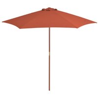 vidaXL Sonnenschirm Sonnenschirm mit Holz-Mast 270 cm Terrakotta von OTTO DE ✔ Jetzt dieses Produkt und eine große Auswahl weiterer Produkte beim Gartenkönig finden ✔