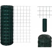 vidaXL Gartentor Eurozaun Stahl 25 x 1