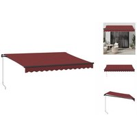 vidaXL Markise Markise Manuell Weinrot 350x250 cm Aluminium von OTTO DE ✔ Jetzt dieses Produkt und eine große Auswahl weiterer Produkte beim Gartenkönig finden ✔